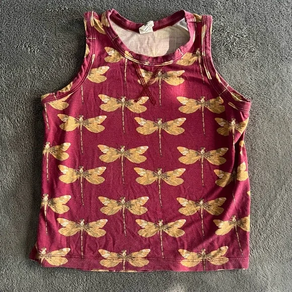 ❤️Kate Quinn Dragonfly Print Sleeveless Top - Picture 1 of 3